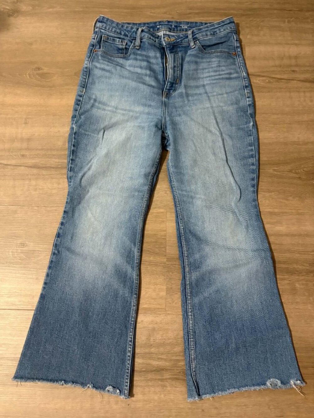 Old Navy petite size 12 higher high rise flare jeans